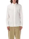 Burberry Cotton Ekd-embroidered Slim Shirt In White