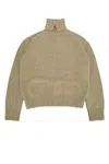 Burberry Beige High Neck Sweater