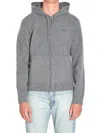 Burberry Cashmere-blend Hoodie Sweatshirt In Gray