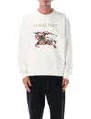 Burberry Crewneck Cotton Sweatshirt With Cross Stitch Ekd