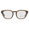 Burberry Aubrey Demo Round Unisex Eyeglasses Be2382d 3010 49 In Green