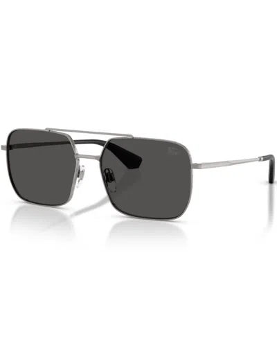 Burberry Aviator Sunglasses Be3179 In Gray