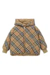 Burberry 'axel' Reversible Down Jacket In Brown