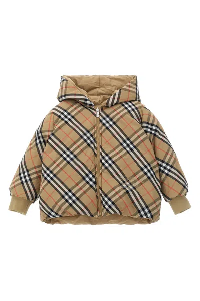 Burberry 'axel' Reversible Down Jacket In Brown