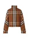 Burberry Ayton Check Print Nylon Jacket