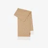 Burberry B Charm Scarf In Camel