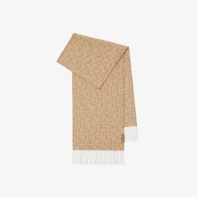 BURBERRY BURBERRY B CHARM CASHMERE SCARF