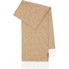 Burberry B Charm Cashmere Scarf In Camel