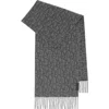 Burberry B Charm Cashmere Scarf In Iron Grey