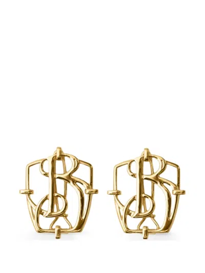 Burberry B Charm Hair Clip In Gold