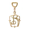 Burberry B-charm Keyring In Gold