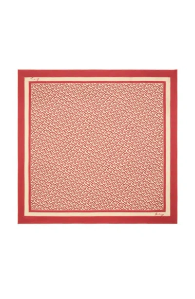 BURBERRY BURBERRY B CHARM SILK SCARF