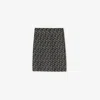 Burberry B Charm Wool Blend Skirt In Black