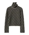 Burberry B Charm-intarsia Sweater In Black