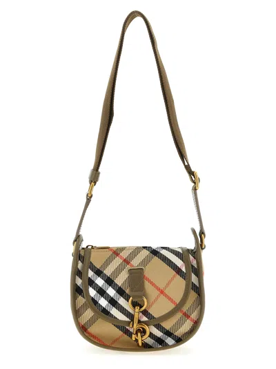 BURBERRY B CLIP CROSSBODY BAGS MULTICOLOR