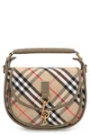 Burberry Beige B Clip Small Messenger Bag In Beige