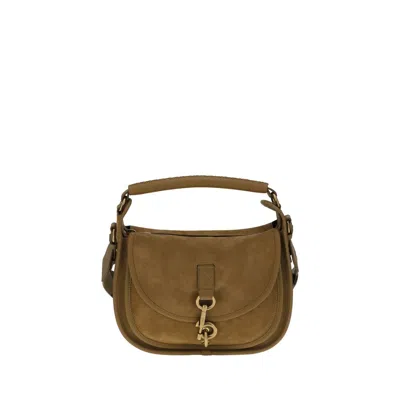 BURBERRY B CLIP SHOULDER BAG