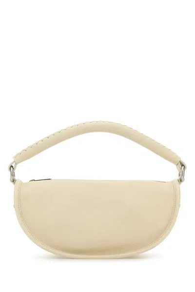 Burberry B Clip Shoulder Bag In Beige