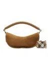 Burberry B Clip Schultertasche In Brown