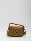 Burberry Medium B Clip Messenger Bag In Brown