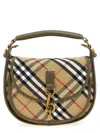 Burberry Small Handbag With Adjustable Strap And Check Pattern In Multicolor