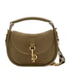 Burberry Medium B Clip Messenger Bag In Green