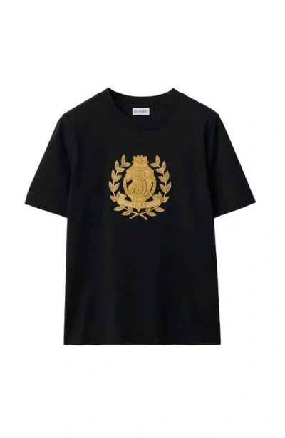 BURBERRY BURBERRY B CREST COTTON T-SHIRT