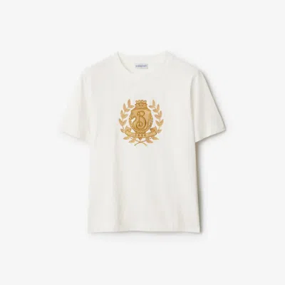 BURBERRY BURBERRY B CREST COTTON T-SHIRT