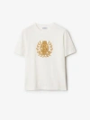 Burberry B Crest T-shirt In Chalk