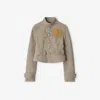 Burberry B Crest Cotton Tailored Jacket