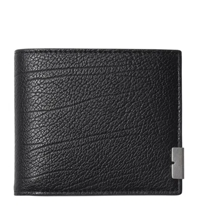Burberry B-cut Bifold Wallet In Black