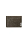 Burberry B Cut Card Case In Military