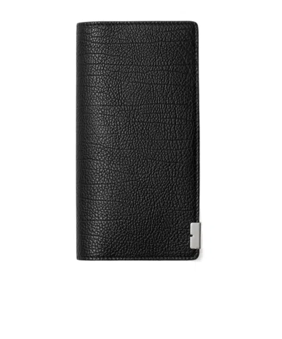 Burberry B Cut Continental Wallet In Black