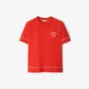 Burberry B Heart Cotton T-shirt In Red