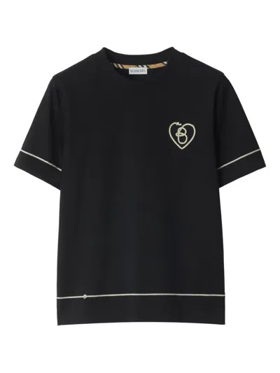 Burberry B Heart-logo Cotton T-shirt