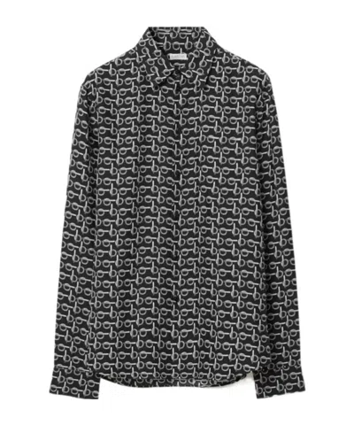 BURBERRY BURBERRY B-LINE ALLOVER GRAPHIC PRINTED SHIRT