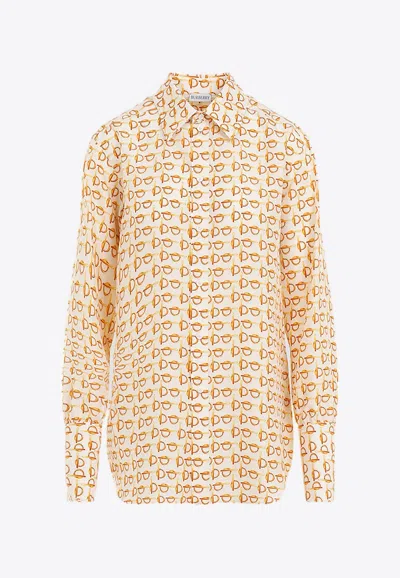 BURBERRY B PRINT SILK SHIRT