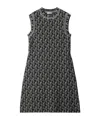 Burberry B Charm Wool Blend Dress In Black