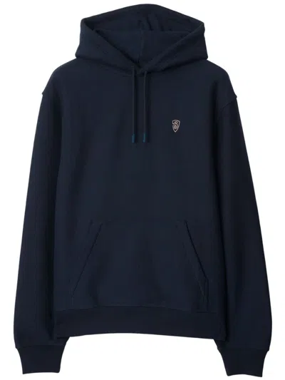 Burberry B Shield Hoodie In Storm