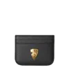 Burberry B Shield Card Holder In Black
