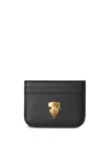 Burberry B Shield Card Holder In Black