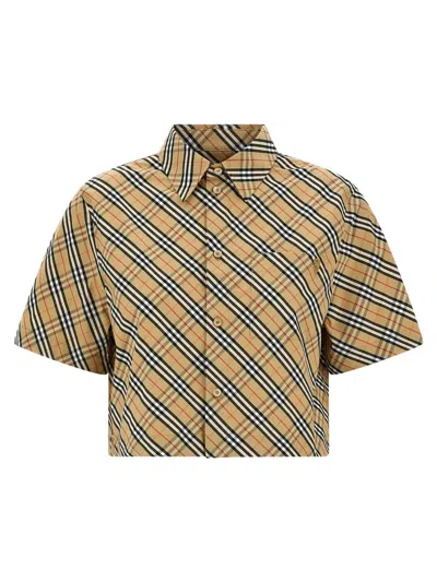 BURBERRY BURBERRY 'B SHIELD' CHECK SHIRT