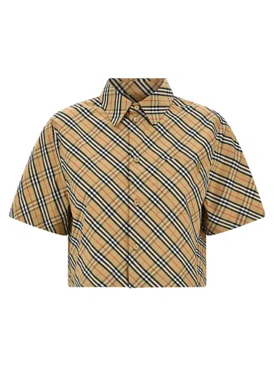 BURBERRY B SHIELD CHECK SHIRT