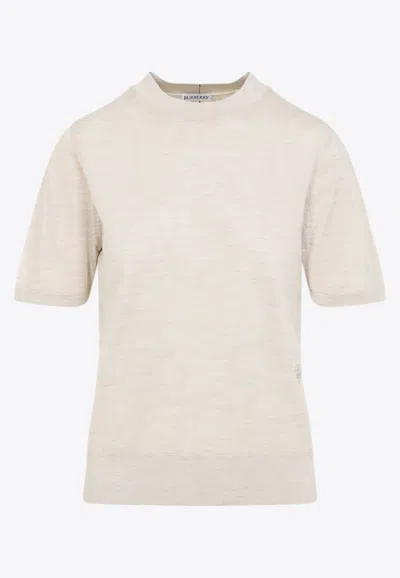 Burberry B Shield Embroidered T-shirt