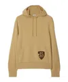 Burberry Wool Blend Hooded Sweatshirt In Nude