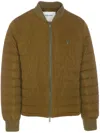 Burberry Men Dalham B Shield Logo Down Jacket In Grün