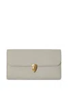 Burberry B Shield Wallet In Neutrals