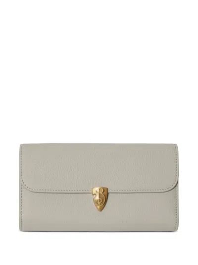 Burberry B Shield Wallet In Neutrals