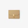 Burberry B Shield Wallet In Sand