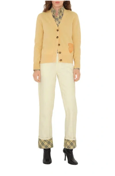 Burberry B Shield Wool Blend Cardigan
